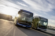 Vlajkovou lodí expozice Mercedes-Benz na veletrhu GPTS byl model eCitaro