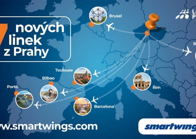 Smartwings zahajují lety do sedmi nových evropských destinací