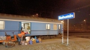 Z Bohumína vyjel další humanitární vlak, jede do ukrajinského Čopu