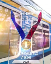 České dráhy jsou opět Nejdůvěryhodnější značkou mezi poskytovateli dopravních služeb
