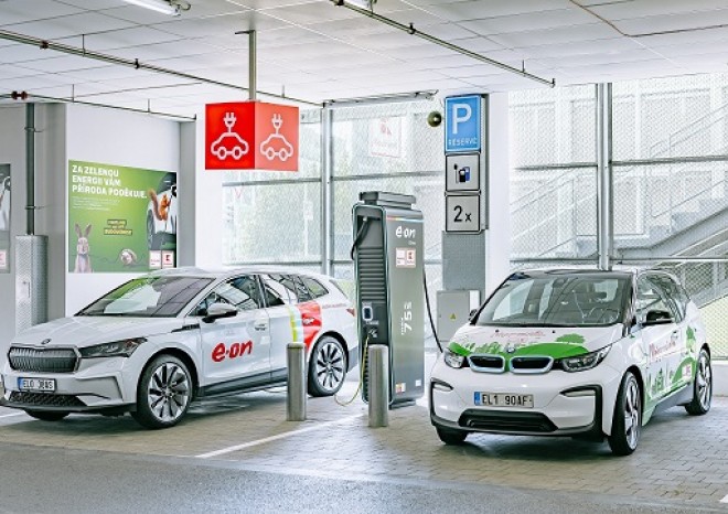 ​E.ON zajistí pro Kaufland stovky dobíjecích stanic pro elektromobily