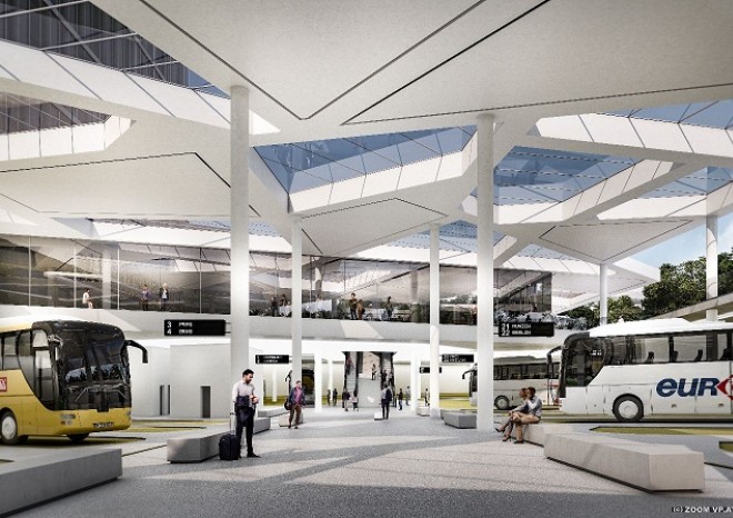 ​Vídeň představila podobu nového autobusového nádraží