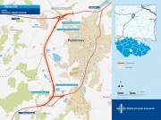 ŘSD připravuje u Pelhřimova stavby dvou obchvatů měřících celkem 6,5 km