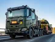 ​Scania se švédskou armádou vyvinula nové tahače pro přepravu tanků