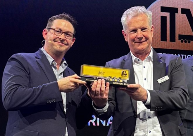 ​Schmitz Cargobull získal na veletrhu IAA Transportation 2026 ocenění International Trailer Award 2027