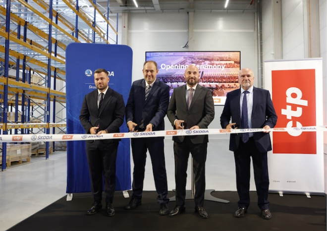 ​Škoda Group a CTP otevírají v Plzni nové logistické centrum o rozloze 23 tisíc metrů čtverečních