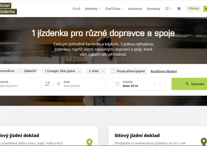 ​Jízdenka OneTicket má za sebou nejúspěšnější letní sezonu