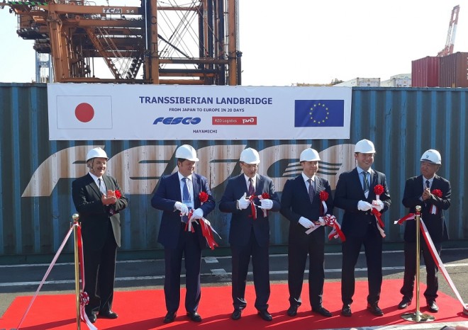 RŽD Logistics a FESCO nabídnou zrychlenou přepravu z Japonska do Evropy