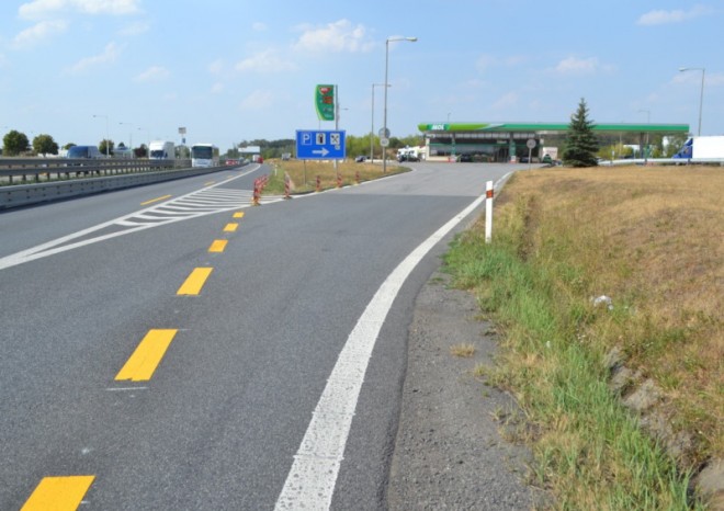 ŘSD připravuje rozšíření odpočívky na D8 u Klíčan