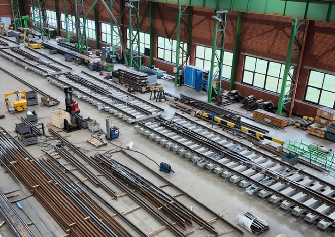 ​DTVS expeduje výhybky pro rychlost trať Brno – Kojetín – Přerov a pro okruh VUZ ve Velimi