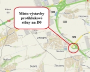 ŘSD zahajuje výstavbu protihlukové stěny na Pražském okruhu u Zbuzan