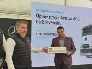 ​ESA logistika nasazuje do provozu první e-truck, model eActros 600