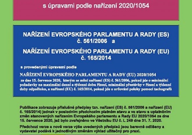 Vyšla kniha o změně pracovních režimů řidičů podle Balíčku mobility 2020