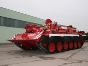 Drážním hasičům začal sloužit další repasovaný vyprošťovací tank