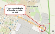 ŘSD chystá na silnici I/38 v Kosmonosech úpravu okružní křižovatky