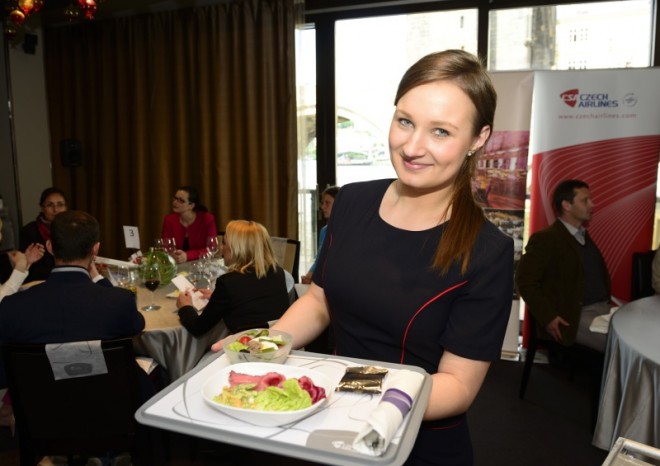 České aerolinie představily novou podobu cateringu