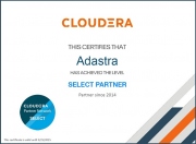 Adastra slaví desetileté partnerství se společností Cloudera