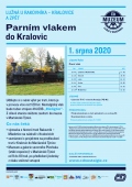​První srpnovou sobotu vyjede historický vlak z Lužné u Rakovníka do Kralovic