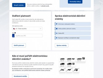 ​Státní e-shop pro nákup dálničních známek přešel na doménu edalnice.gov.cz