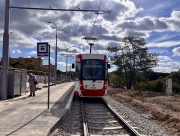 ​Tramvajová smyčka Ečerova prošla kompletní modernizací, aby tudy mohly tramvaje pokračovat po nové trati na Kamechy