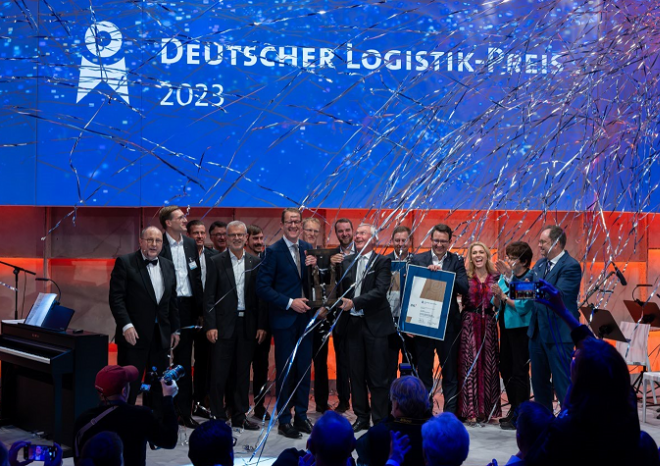 ​Dachser a Fraunhofer IML institut obdržely za digitální dvojče Německou cenu za logistiku