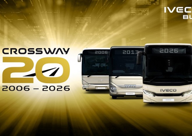 ​Autobus IVECO Bus Crossway slouží osobním dopravcům již dvacet let