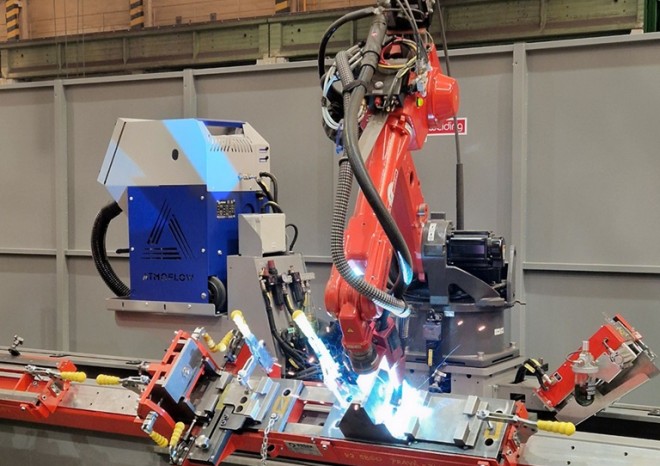 ​DTVS uvedla do provozu nového svařovacího robota. Ročně zvládne vyrobit tisíce dílů pro výhybky