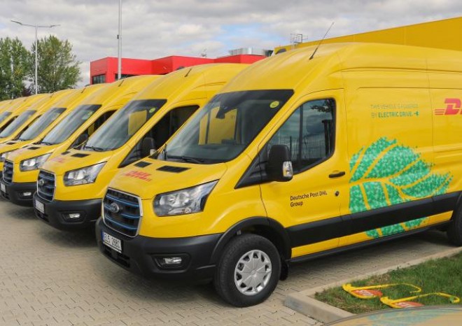 ​DHL Express doplnila svou flotilu elektrododávek o sedm nových fordů E-Transit