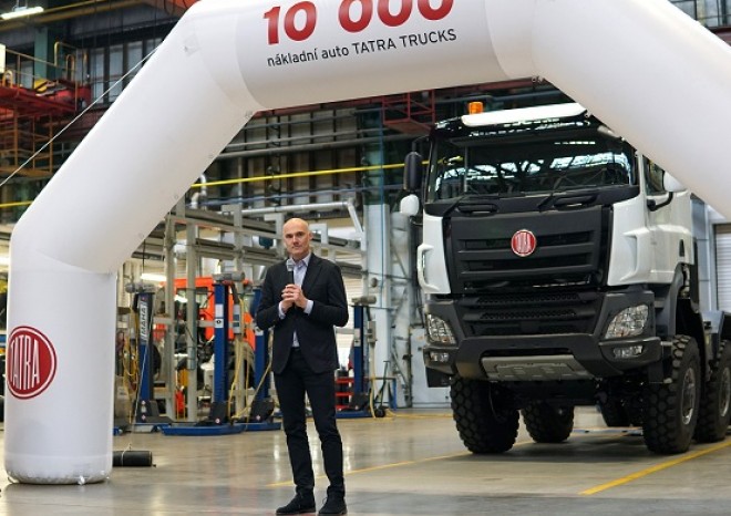 ​Společnost Tatra Trucks vyrobila již 10 tisíc vozů pod českými vlastníky