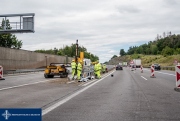 ŘSD zahájilo modernizaci středových svodidel v úseku 30,9 – 47,5 km dálnice D5