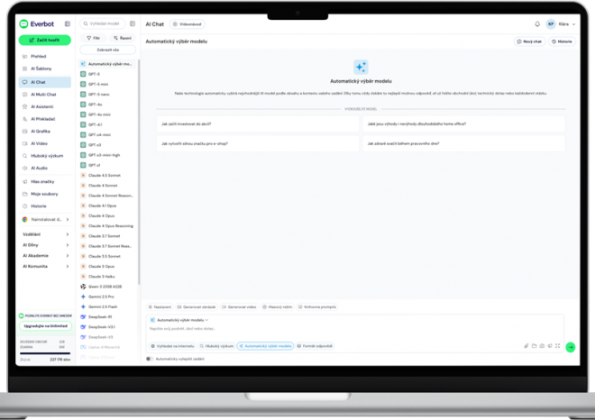 ​Čeští uživatelé očekávají od AI víc než jen shrnutí textu, chtějí výkon i samostatnost