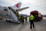 ​V Praze přistálo poslední letadlo se zdravotnickým materiálem z Číny