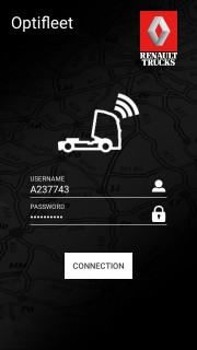 Renault Trucks nabízí Optifleet i jako mobilní aplikaci