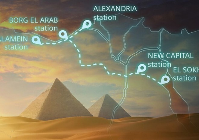 Káhira zadala železniční spojení mezi Středozemním a Rudým mořem za 4,5 mld. USD