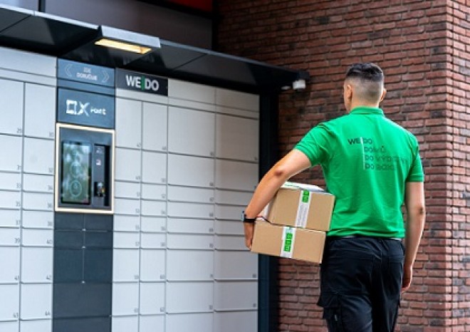​První balík do sítě výdejních boxů OX Point doručí dopravce WE|DO