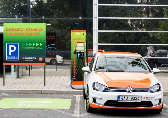 ​U dobíjecích stanic ČEZ na jihu Čech stoupl loni odběr o 70 procent