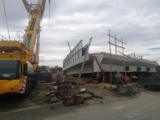 Metrostav Infrastucture vyměnila starou nosnou konstrukci mostu na Černém Mostě