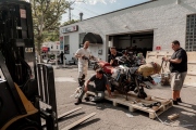 ​Legendární motorka „Juni“ odletěla do USA, cargo-partner zajistil přepravní řešení pro projekt Kolama dolů