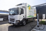​FABIO Produkt nasazuje elektrický vůz Scania 33 P, bude rozvážet rostlinné oleje bez lokálních emisí