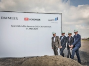 DB Schenker staví obří ostrovní logistické centrum pro Mercedes Benz