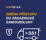 Od července se mění přihlašování do Zákaznické samoobsluhy systému elektronického mýtného