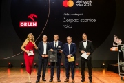 ​Síť čerpacích stanic ORLEN v České republice získala ocenění Obchodník roku