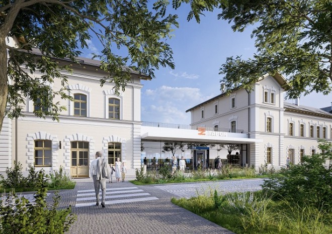 ​Nádražní budova v Táboře v sobě propojí historii s moderními prvky