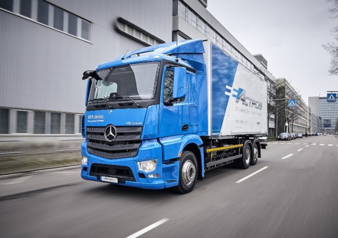 Model eActros je již v provozu u zákazníků