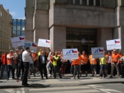 Dopravci protestovali proti pravidlům o minimální mzdě v Německu a Francii