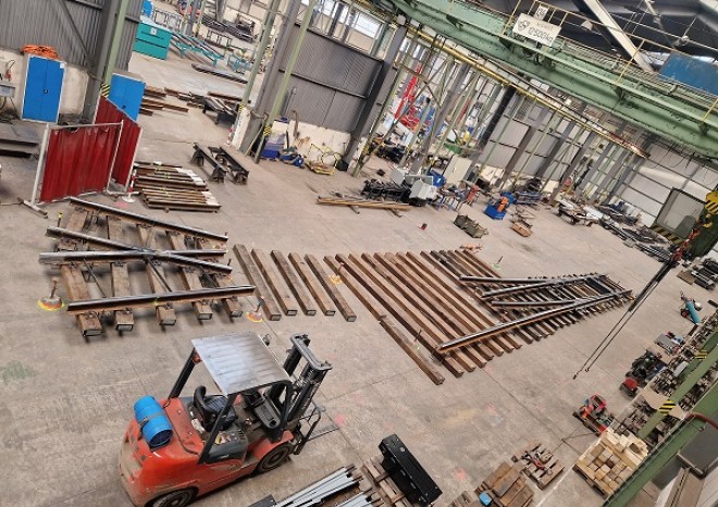 ​Pražská strojírna předala do Berlína, tramvajovou výhybku s výhybkovým systémem