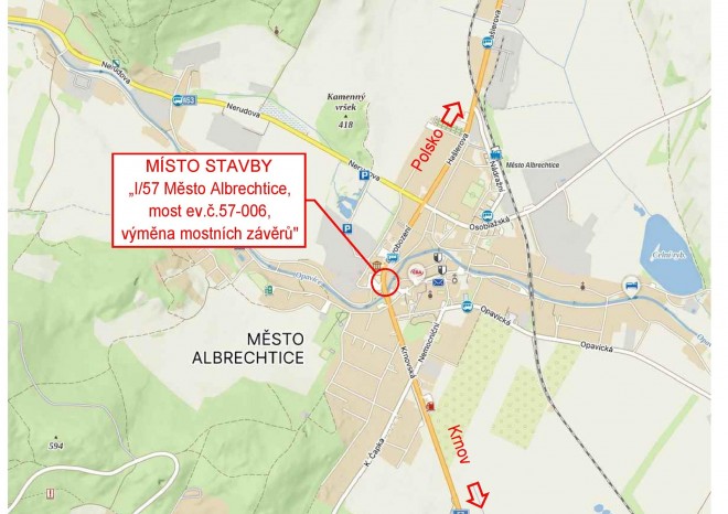 ​ŘSD v rámci jedné uzavírky silnice I/57 opraví povrch i most