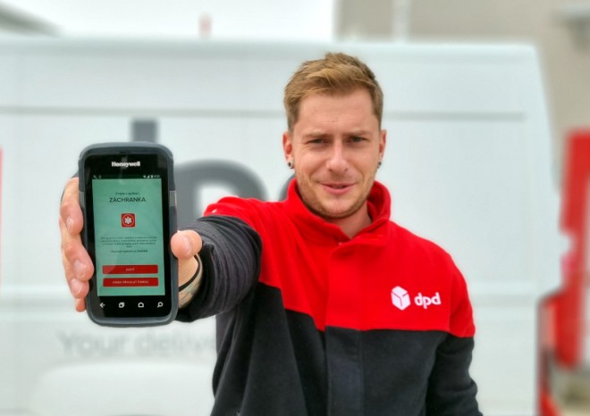 Kurýři DPD nově využívají aplikaci Záchranka