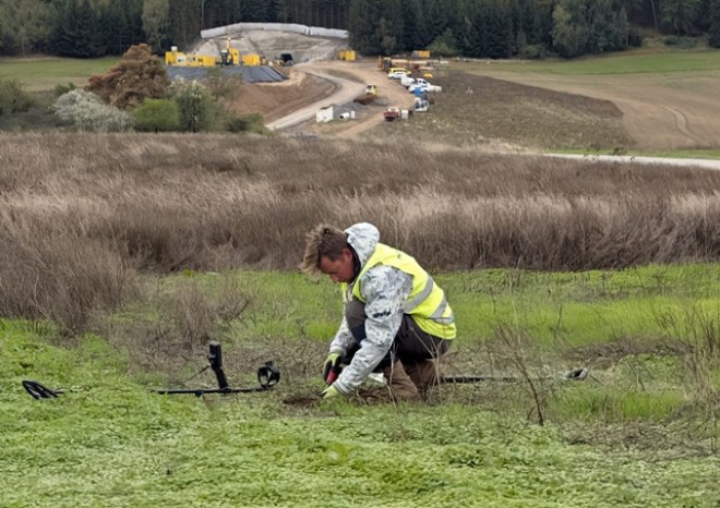 ​ŘSD: Pyrotechnici při dokončování průzkumů budoucí D3 našli válečnou munici