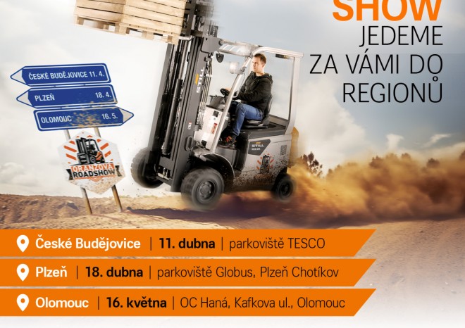 ​Společnost STILL ČR vyráží na roadshow po třech českých městech